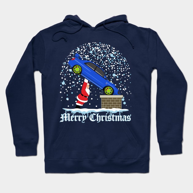 SANTA CHRISTMAS GIFT - Subie Hoodie by HSDESIGNS